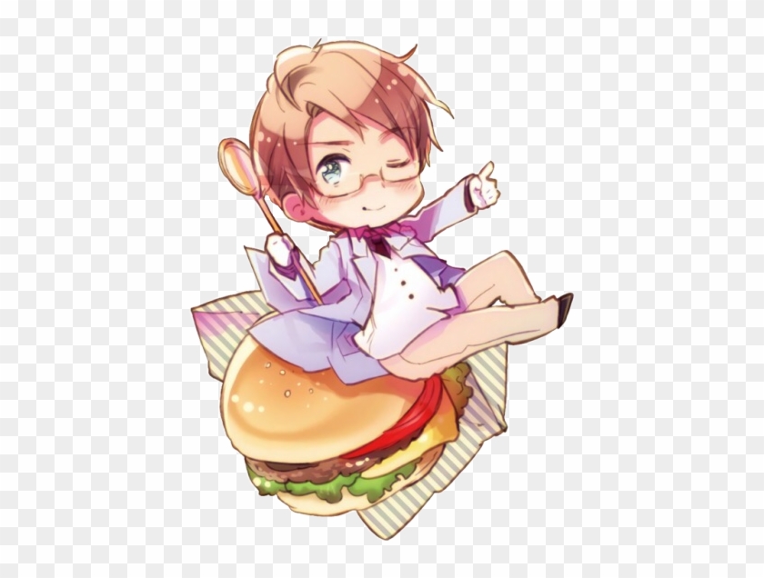 #americahetalia #america #hetalia #anime #food #hamburgers - Hetalia America Official Art Clipart #4798140