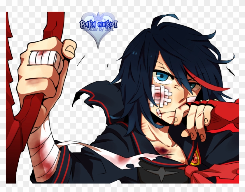 Ryuko Matoi Human Hair Color Fictional Character Cartoon - Kill Lá Kill Render Clipart