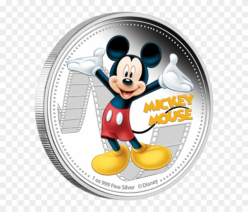 2014 1 Oz Silver Coin - Mickey Mouse Coins Clipart