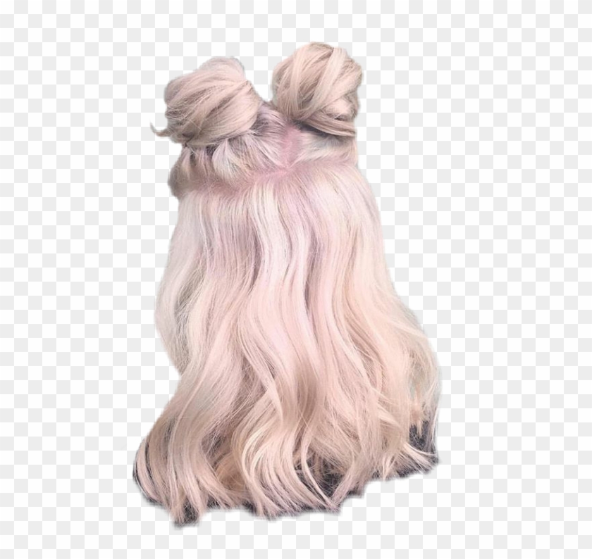 #hair #buns #bun #spacebuns #pastelaesthetic #pastel - Pastel Hair Clipart #4798688