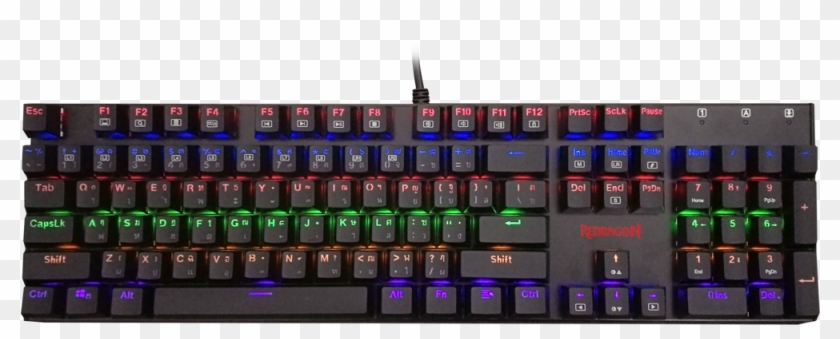 Redragon K565 Rudra Rgb Backlit Mechanical Gaming Keyboard - Rudra K565 Clipart