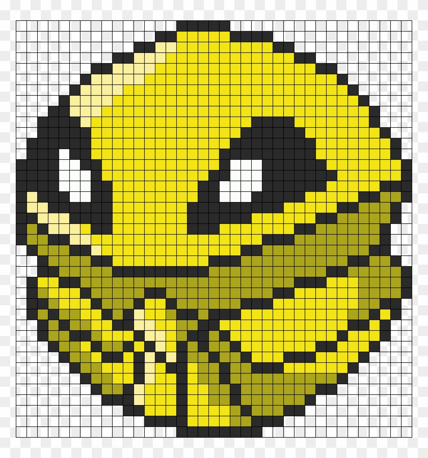 Pokemon Battle Trozei Kakuna Perler Bead Pattern / - Simple Anime Pixel Art Clipart #4798897