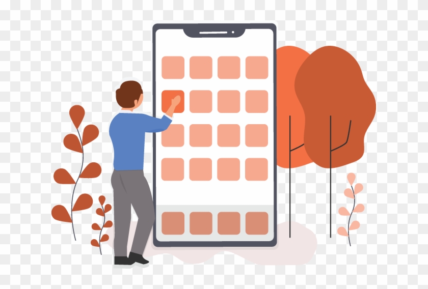 Mobile Website Design & App Development - Mobile App Clipart
