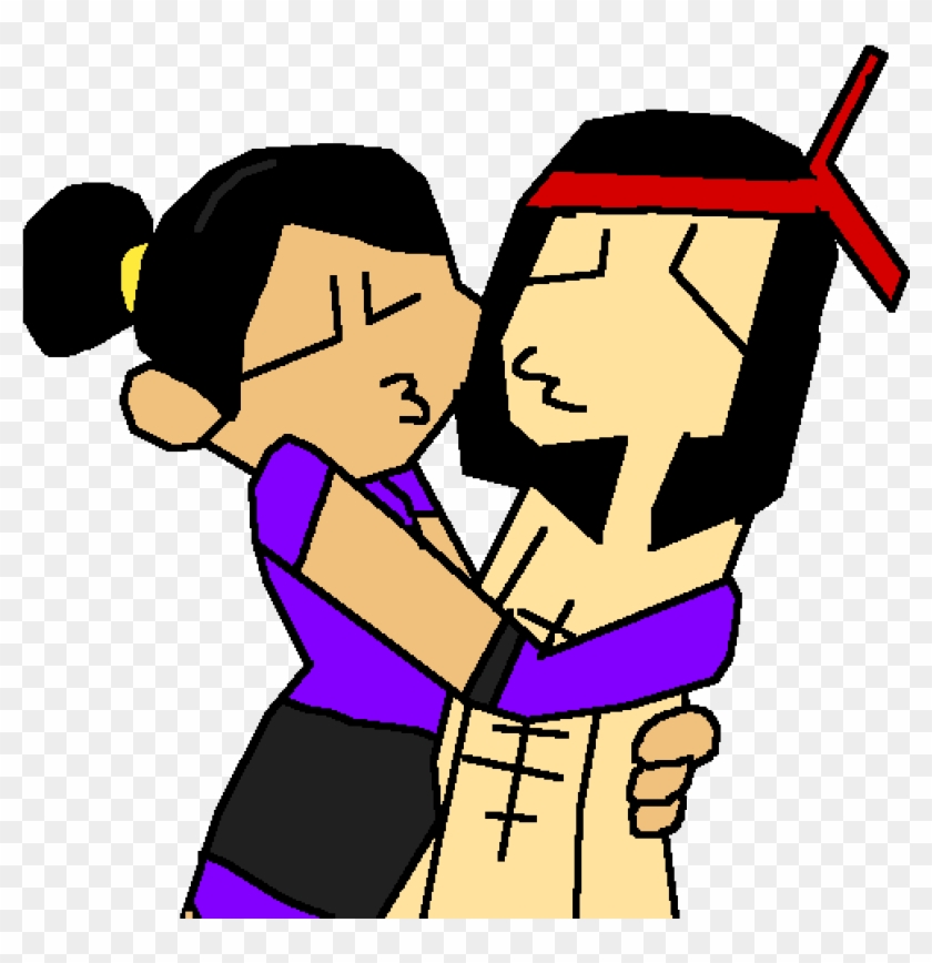Kitana X Liu Kang - Love Clipart