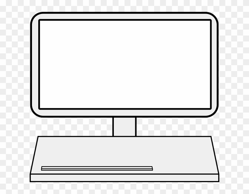 Monitor, Screen, Laptop, Keyboard, Client - Computer Monitor Clipart #4799477