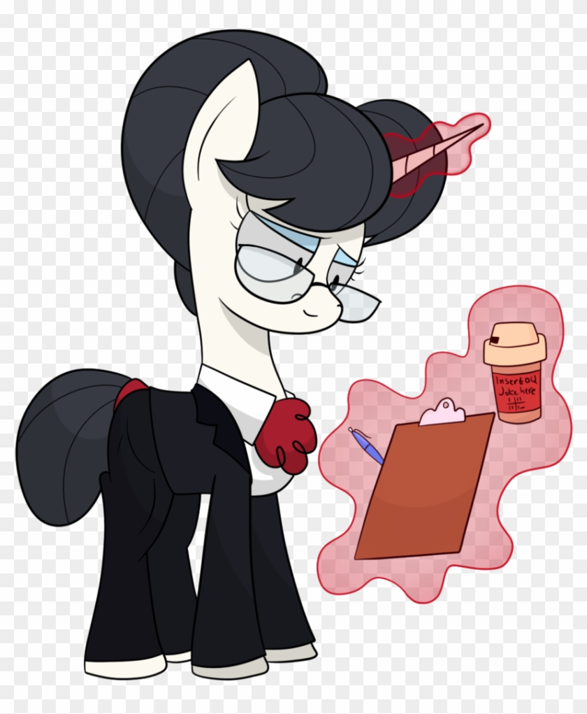 Moonatik, Clipboard, Clothes, Coffee, Formal, Glasses, - Cartoon - Png Download #4799620