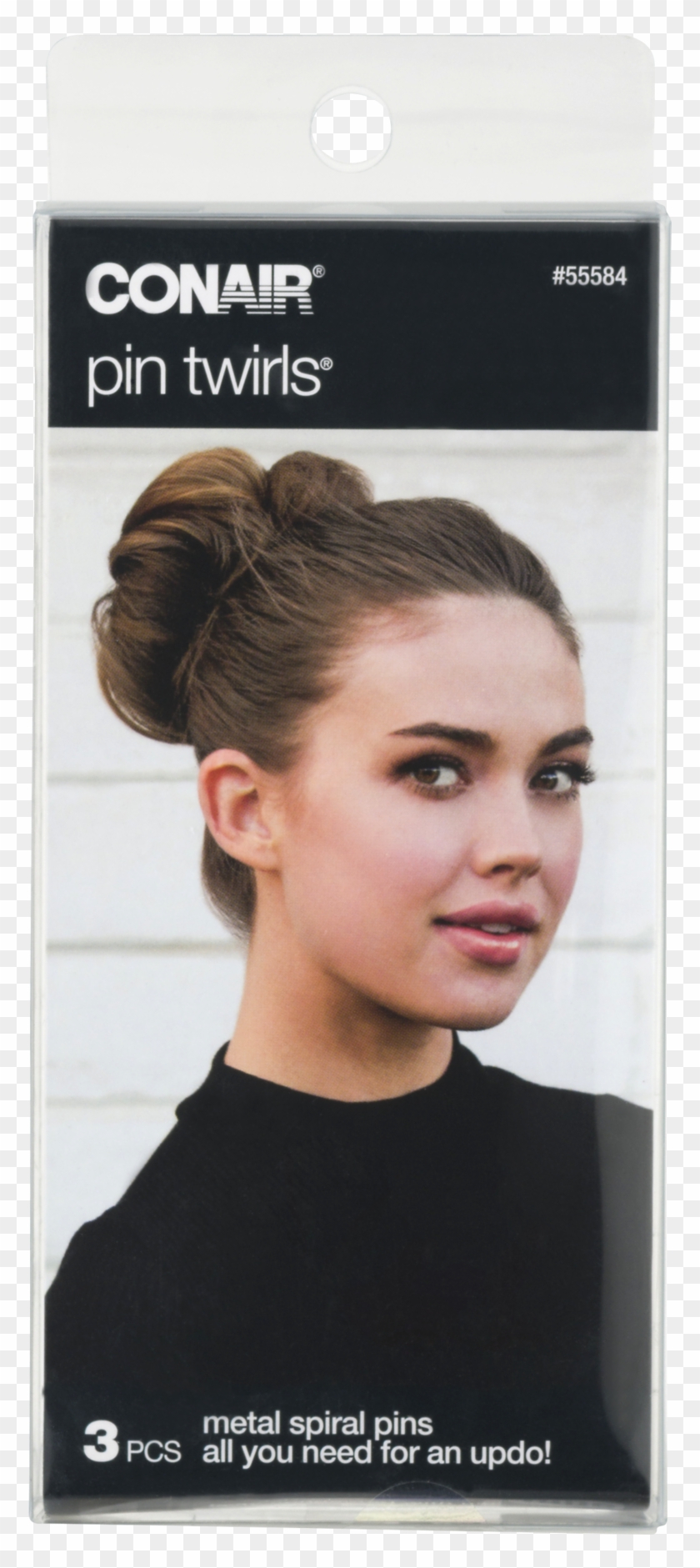 Conair Pin Twirls Firm Hold Metal Pins Clipart