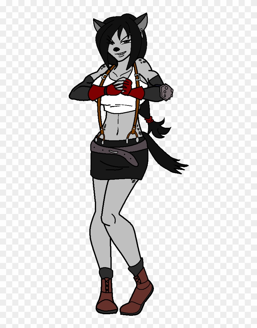 Maxine As Tifa Lockhart - Tifa Furry Clipart