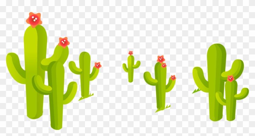 Cactus Vector Small - Cactus Png Clipart #4799996