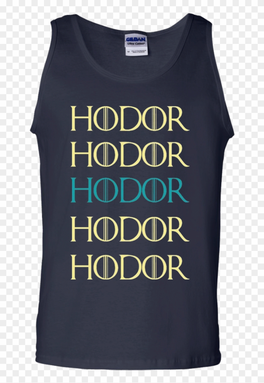 Men's Hodor Hold The Door Game Of Thrones Tank Top - Active Tank Clipart #480233