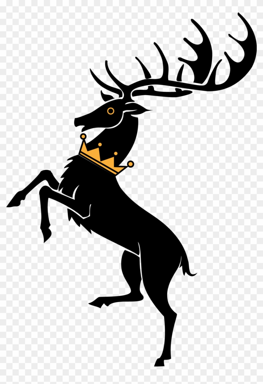 Game Of Thrones Clipart Vector - House Baratheon Logo Png Transparent Png