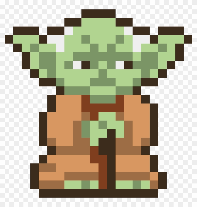 Yoda - Pixel Art Yoda Transparent Clipart #480737