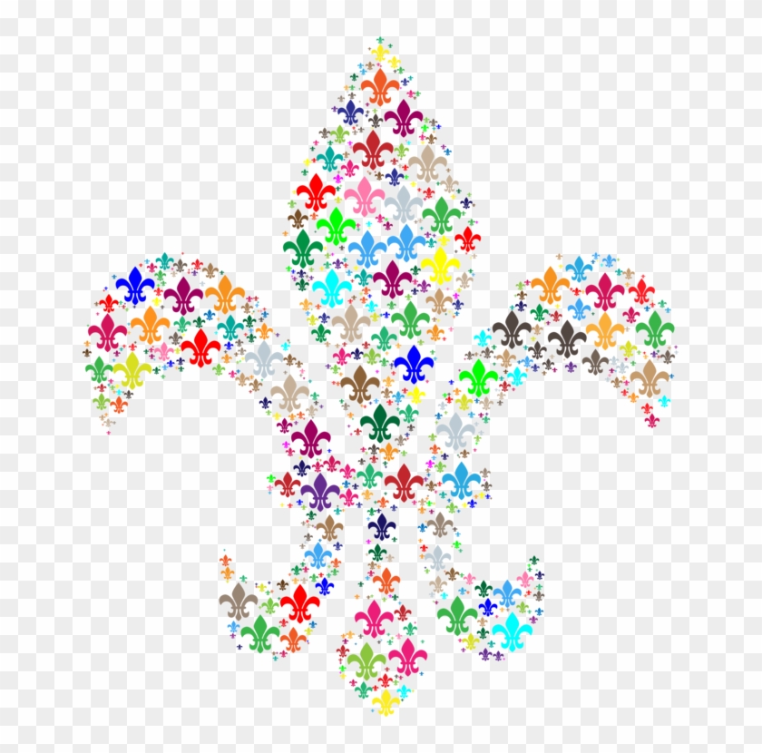 Fleur De Lis Computer Icons Symbol Art - Colorful Fleur De Lis Clipart #480960