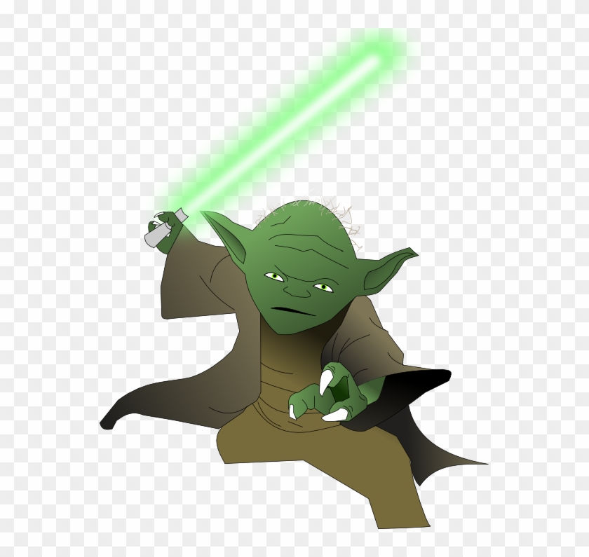 Master Yoda 555px - Cartoon Clipart