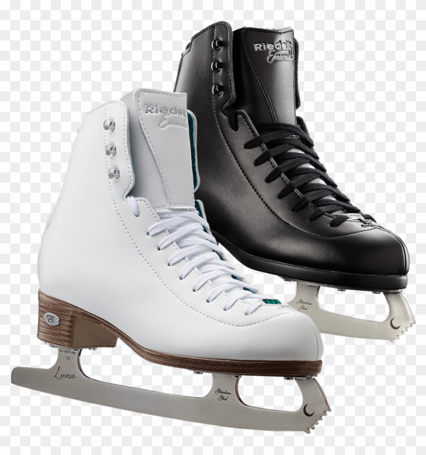 Ice Skating Shoes Png Photos - Riedell Emerald Figure Skates Clipart #481268
