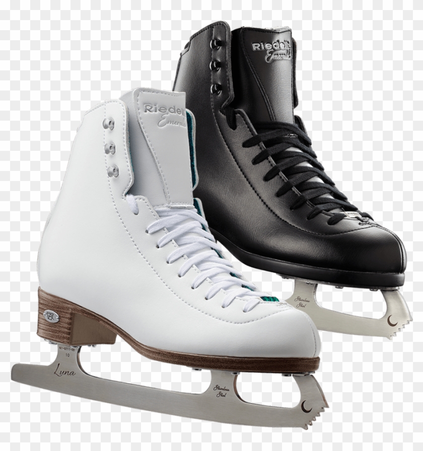 Ice Skating Shoes Png Photos - Riedell Emerald Figure Skates Clipart