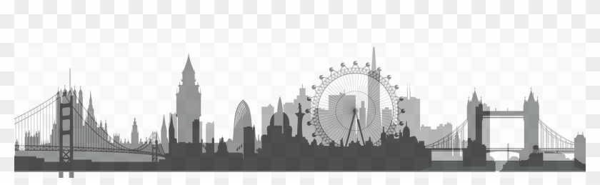 Learn More About Textbox - London Skyline Illustration Free Clipart #481350