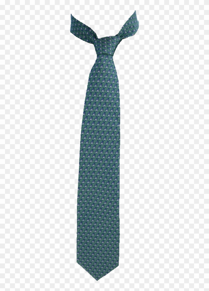 Blue Or Green Silk Tie - Green Tie Png Clipart #481412