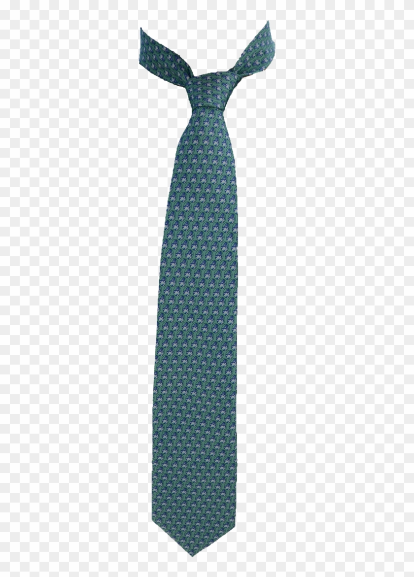 Blue Or Green Silk Tie - Green Tie Png Clipart
