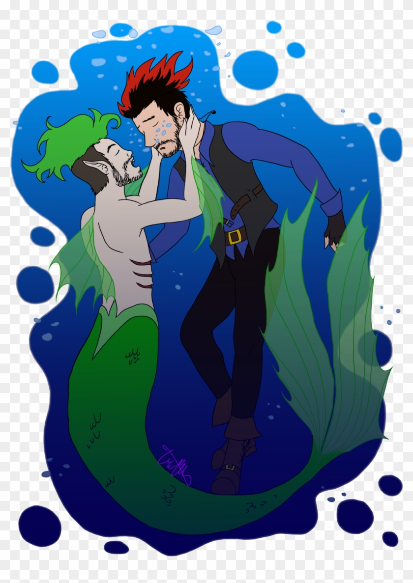 Mermaid Tail Clipart Merman - Septiplier Fanart - Png Download #481415