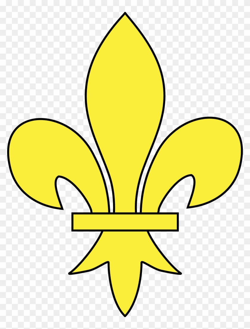 Meuble Héraldique Fleur De Lys - Fleur-de-lis Clipart #481493