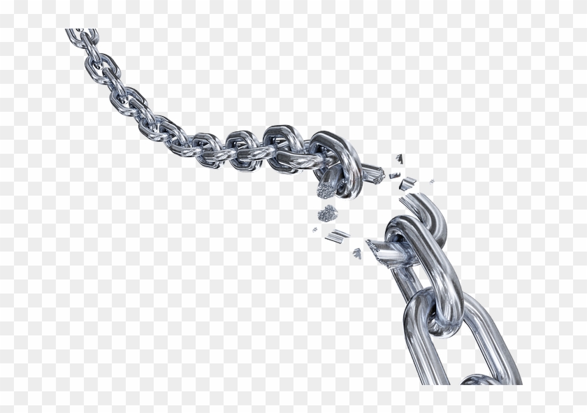 Broken Handcuffs Png - Broken Chain Transparent Background Clipart #481645