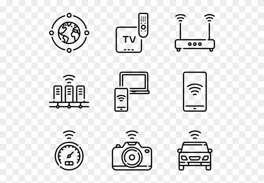 Internet Of Things - Gadgets Vector Png Clipart #481817