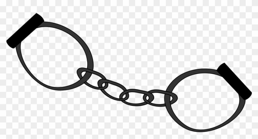 Clip Freeuse Handcuff Clipart Hand Cuff - Long Handcuffs Png Transparent #481845