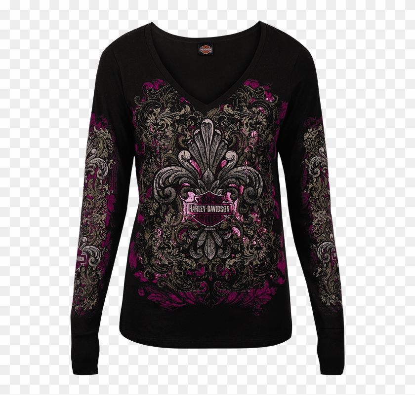 Women's Harley Long Sleeve - Long-sleeved T-shirt Clipart