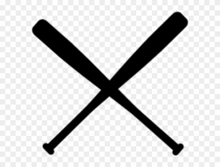 Vector Royalty Free Stock Crossed Baseball Image Group - Crossed Baseball Bat Clip Art - Png Download