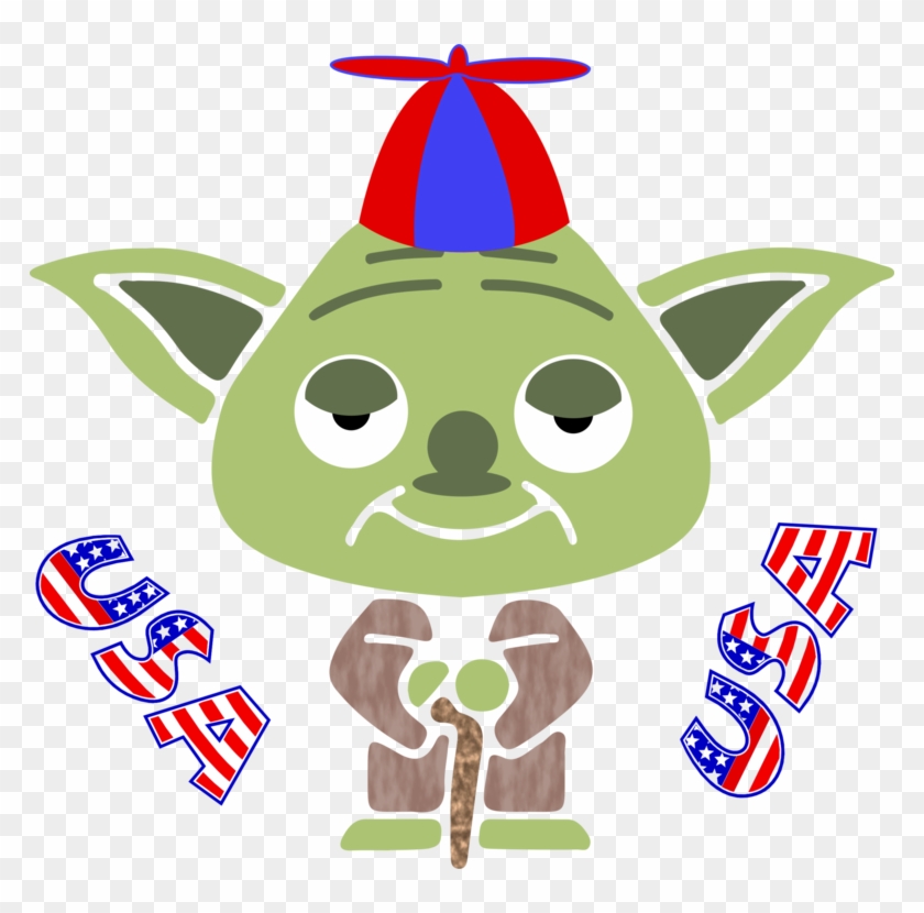 Yoda Star Wars Cartoon Anakin Skywalker Mace Windu - Yoda Best Daddy Clipart