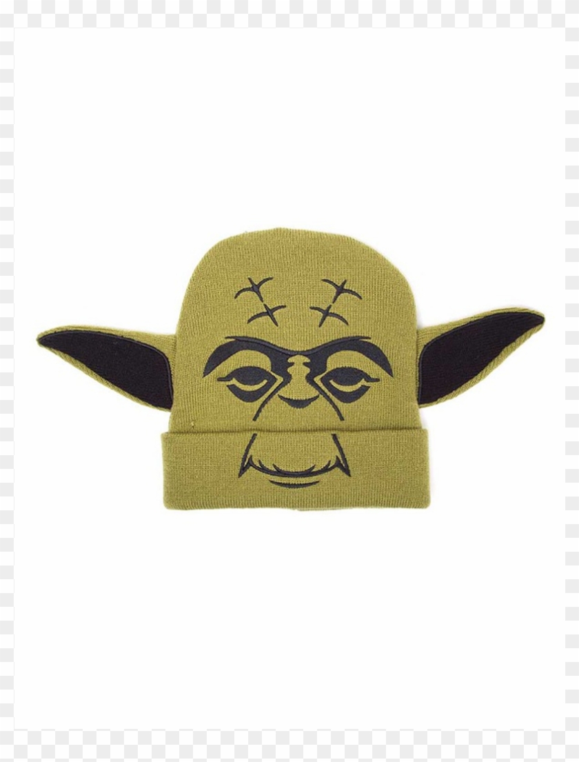Starwars Yoda Beanie With Ears - Star Wars Ears Clipart #482209