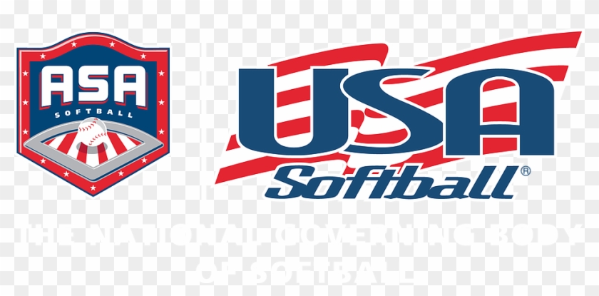 Asa Softball - Softball Usa Clipart #482570