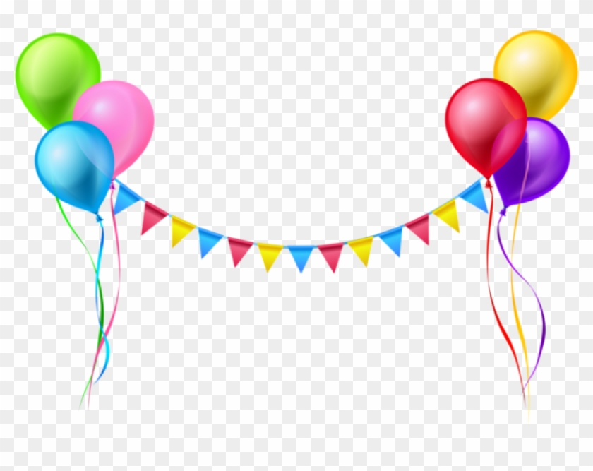 Free Png Download Streamer And Balloons Png Images - New Year 2019 Png Clipart