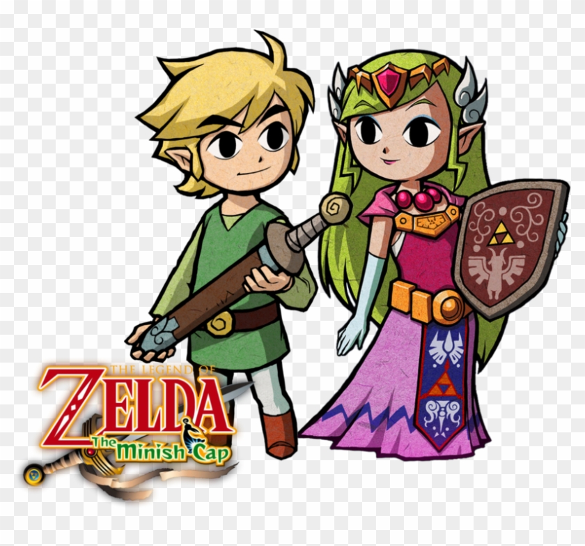 Link - Princess Zelda Minish Cap Clipart