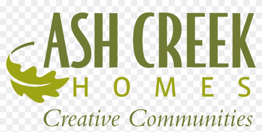Ach Logo Horizontal W Tag - Ash Creek Homes Clipart #482808