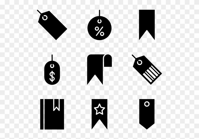 Bookmark Tag - Graphic Design Clipart