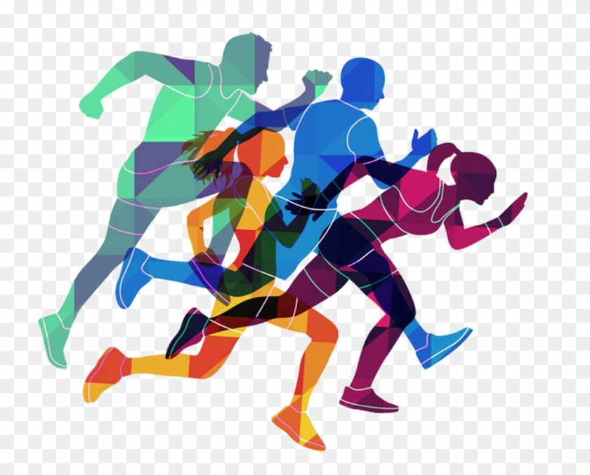 Running Man Png Image Background - Running Art Png Clipart