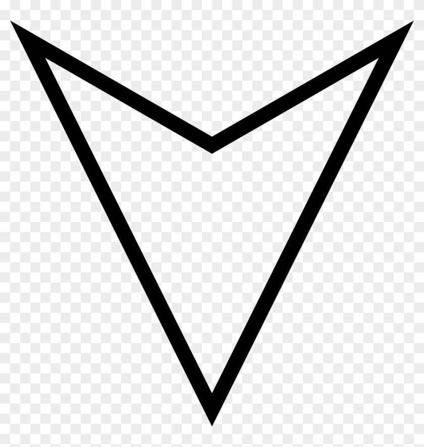 Mouse Cursor Pointing Down Comments - Clip Art Down Arrow - Png Download