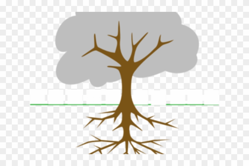 Roots Clipart 10 Leave - Tree With Fruits Drawing - Png Download #483432