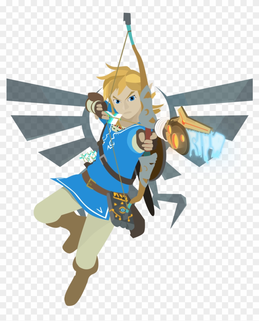 The Legend Of Zelda Clipart Original - Link Loz Breath Of The Wild - Png Download #483433