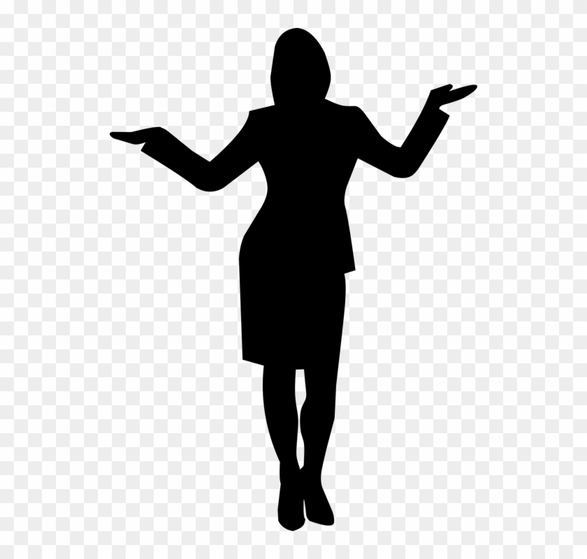 Business Woman Silhouette Png Clipart #483628