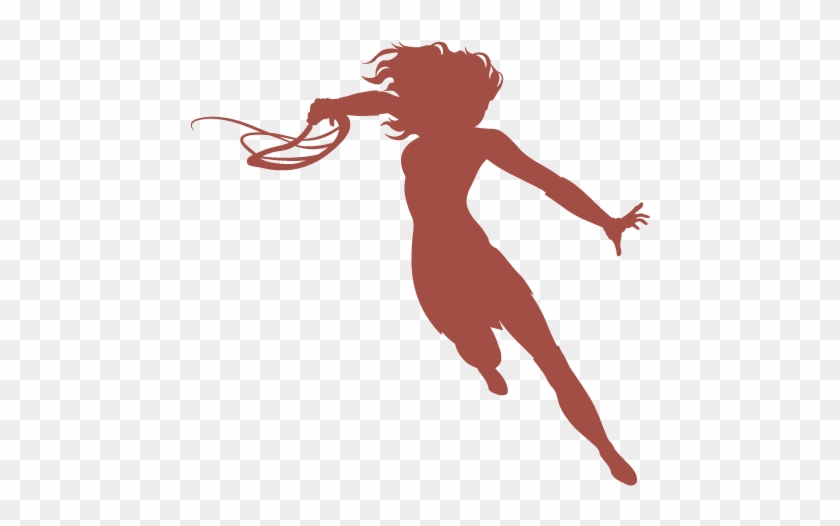 Wonder Woman Silhouette Png Clipart #483649