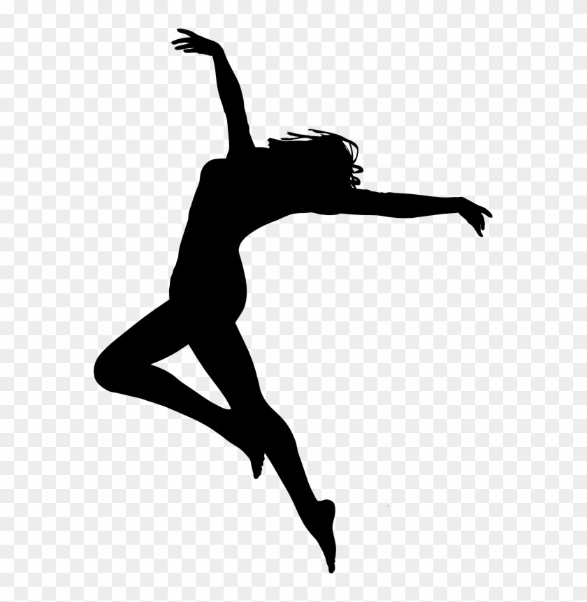 Medium Image - Woman Dancing Silhouette Clipart #483770