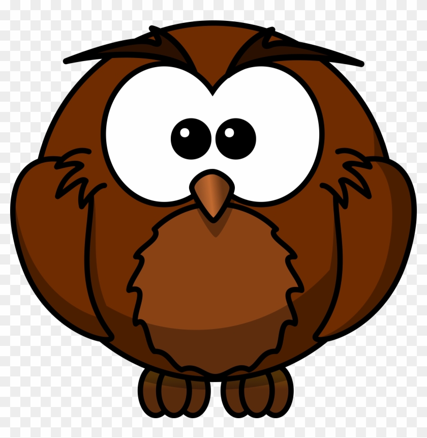 Clipart Wise Cartoon Owl Who Has Sat Under A Mango - Owl Cartoon Clip Art - Png Download #483844