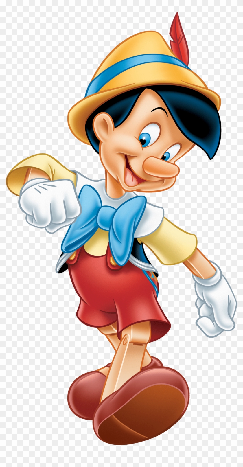 Pinocchio Walking - Personaggi Disney Clipart