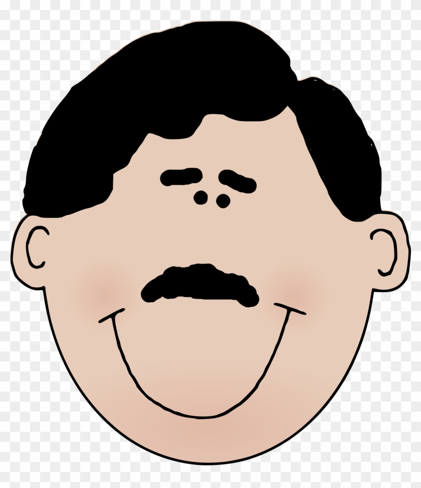 Man With Big Image Png - Man With Mustache Png Clipart