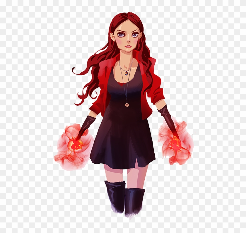 Scarlet Witch Png Hd - Scarlet Witch Civil War Fanart Clipart #484150