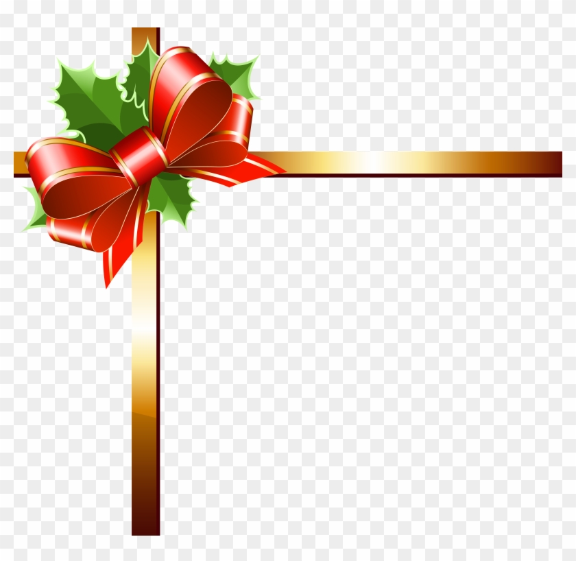 Free Png Christmas Gold Ribbon Png - Christmas Gold Ribbon Png Clipart