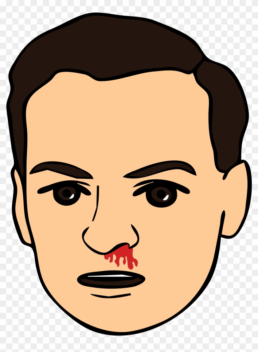 Big Image - Drawing Face Of Man Clipart